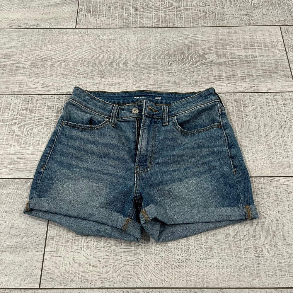 old navy blue jean shorts